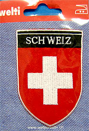 Bügelmotiv Schweizer Wappen